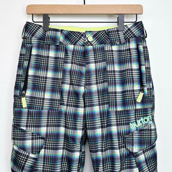 Burton Girls Plaid DryRide Snowboarding Adjustable Pants - Picture 6 of 11